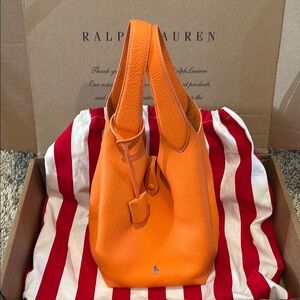Polo Ralph Lauren Orange Play Tote Bag